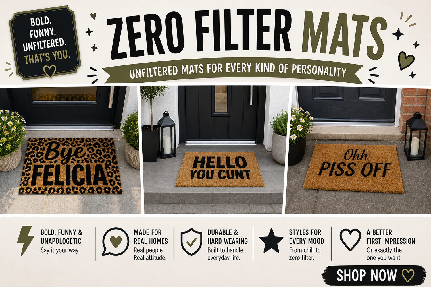 Zero Filter Mats