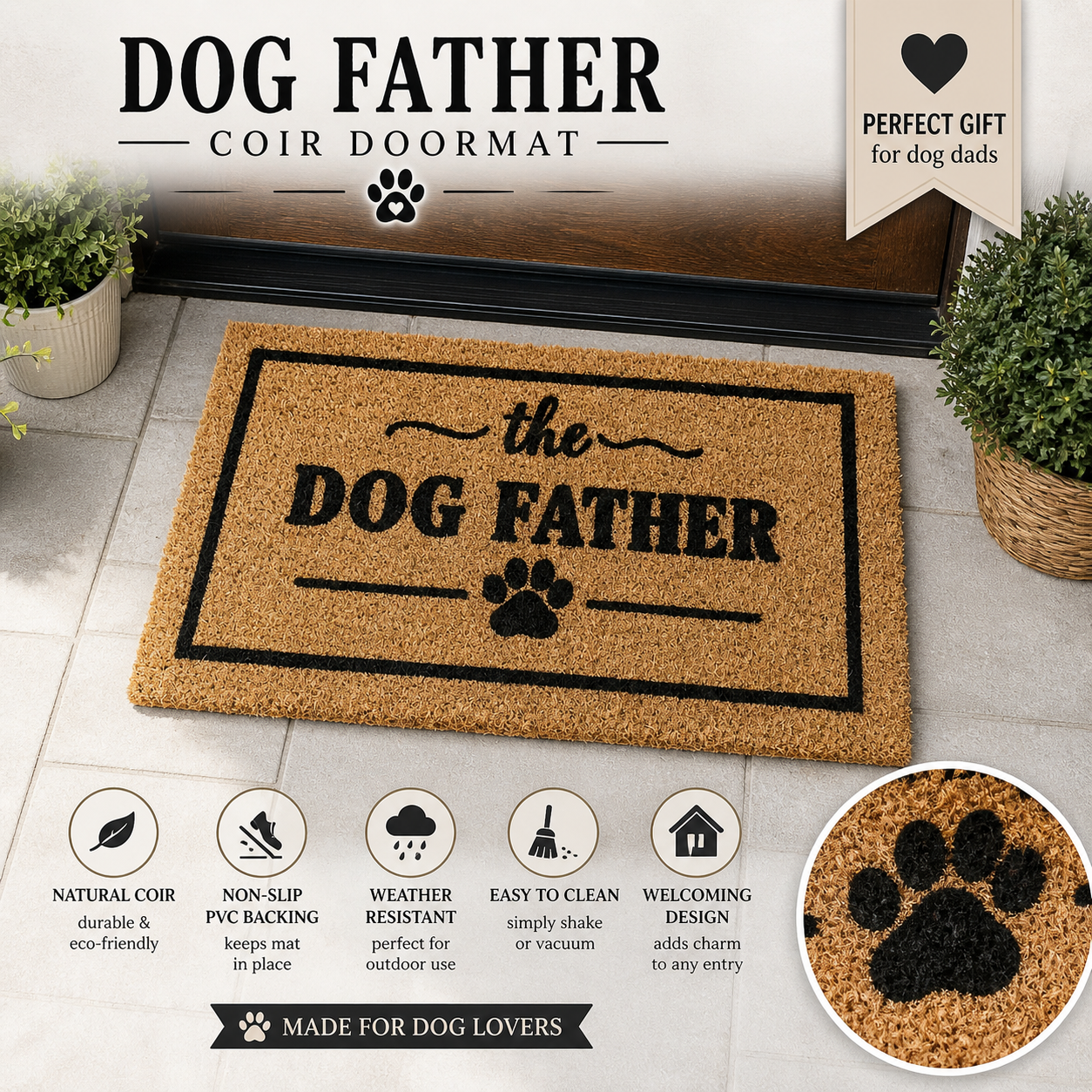 The Dog Father - 40 x 70cm