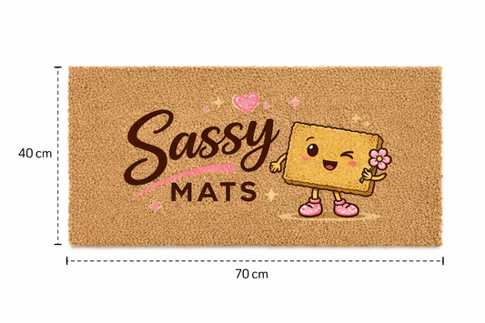 “Tally Ho” Coir Doormat – 40 x 70cm | Sassy Mats
