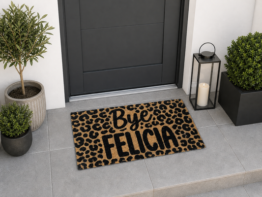 “Bye Felicia” Coir Doormat - 40 x 70cm