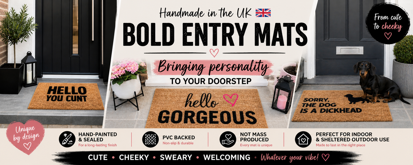 Hello Gorgeous - Coir Doormat 40 x 70cm