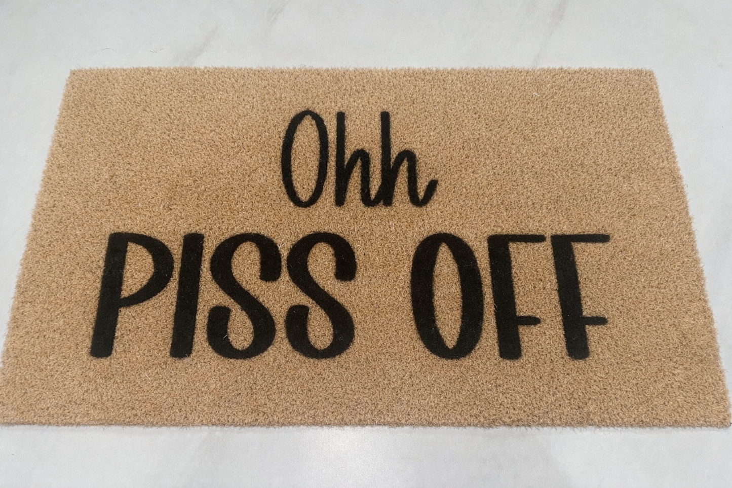 Ohh PISS OFF Doormat – Funny Rude Welcome Mat (40 x 70 cm)